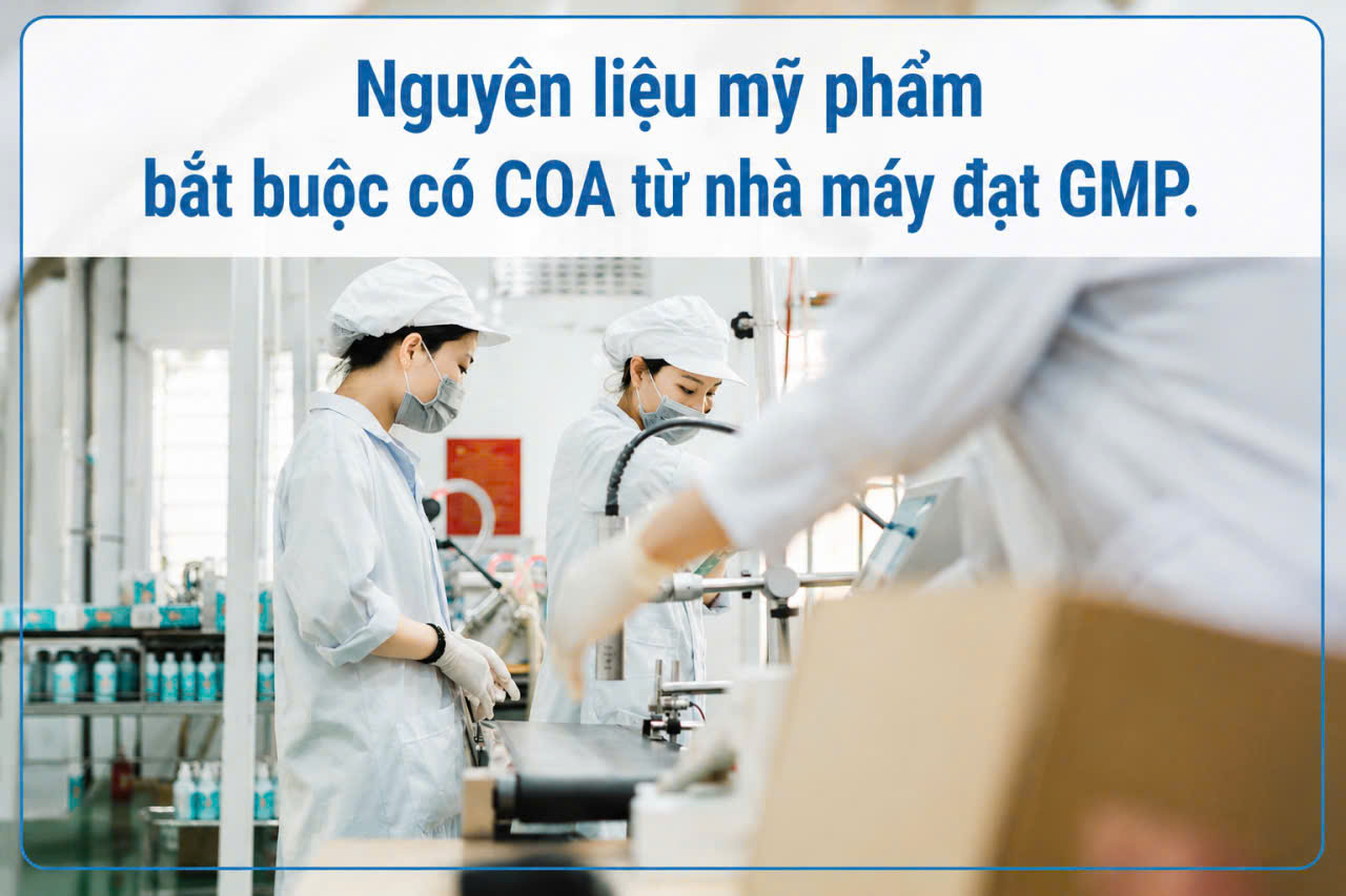 Theo nghị định, nguyên liệu phải có nguồn gốc đạt chuẩn GMP